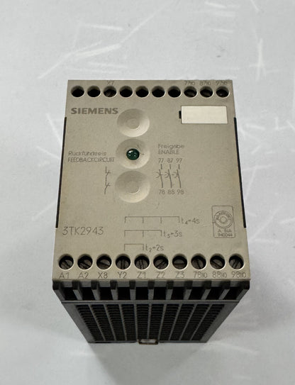 Siemens 3TK29430BB4 Safety Relay – 24V DC Coil, 3NO Timer Contacts, 6A AC1 - saleem al tamimi electric equipment trading co llc-UAE