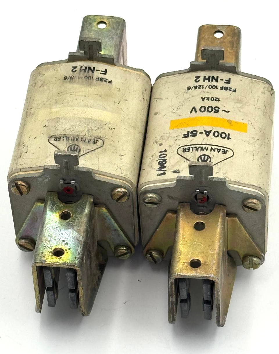 Jean Müller | 100A SF |  Fuse Set | 500 V | 100 A| Made in Germany ( Pack Of 2 )4