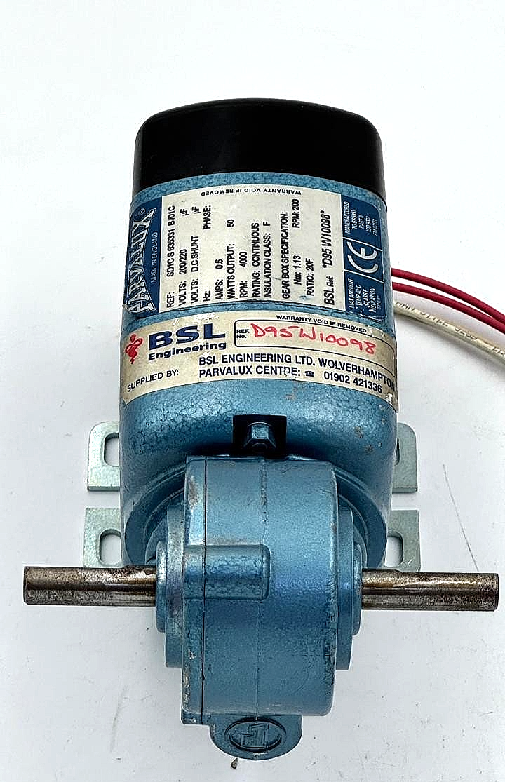 Parvalux SD1C Geared DC Motor 200/220V | 50W | 4000RPM2