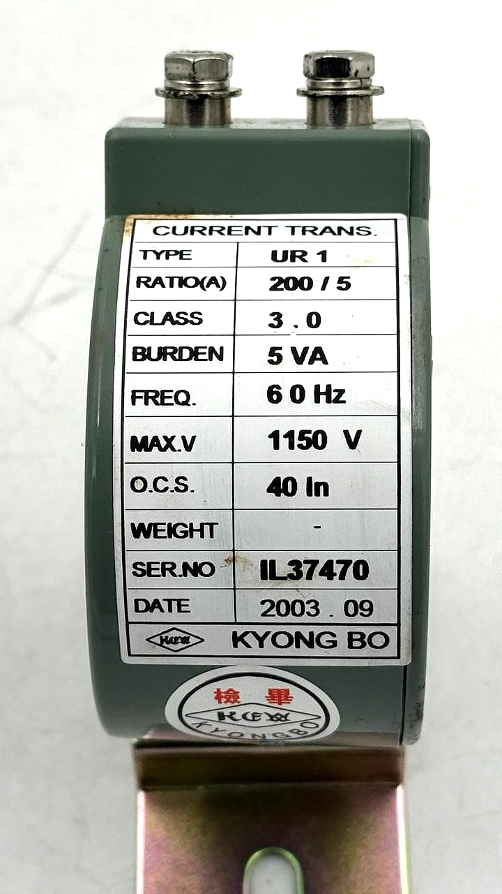 Kyong Bo UR‑1 Current Transformer1