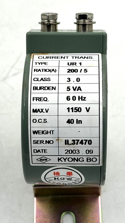 Kyong Bo UR‑1 Current Transformer1