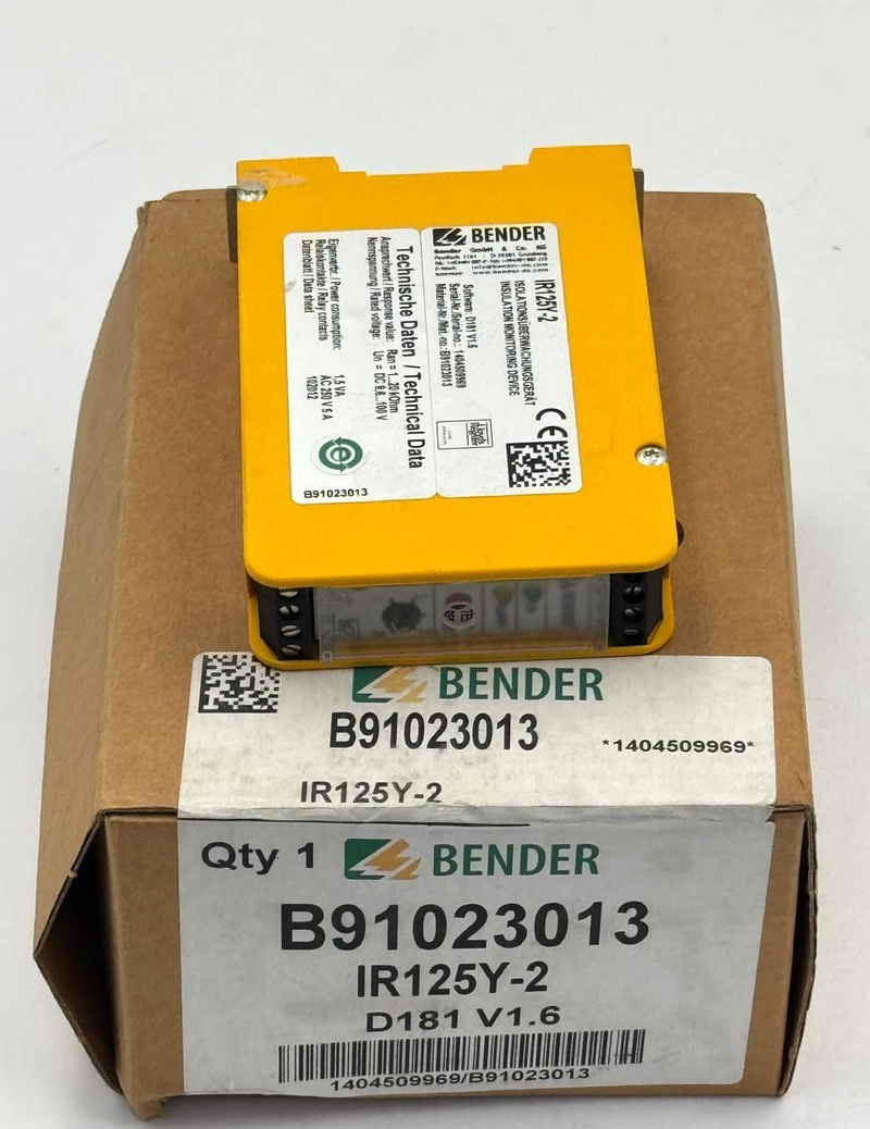 Bender IR125Y2 | Insulation Monitoring Device | Made in Germany0