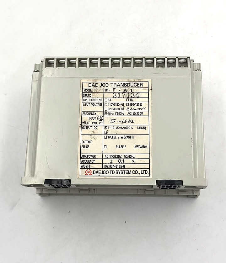 Daejoo DT-F-A1 Frequency Transducer | AC 110/220V - saleem al tamimi electric equipment trading co llc-UAE