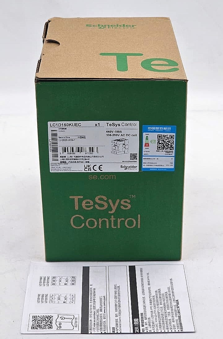 Schneider Electric TeSys LC1D150KUEC Contactor 440V150A | 100250V AC/DC Coil8