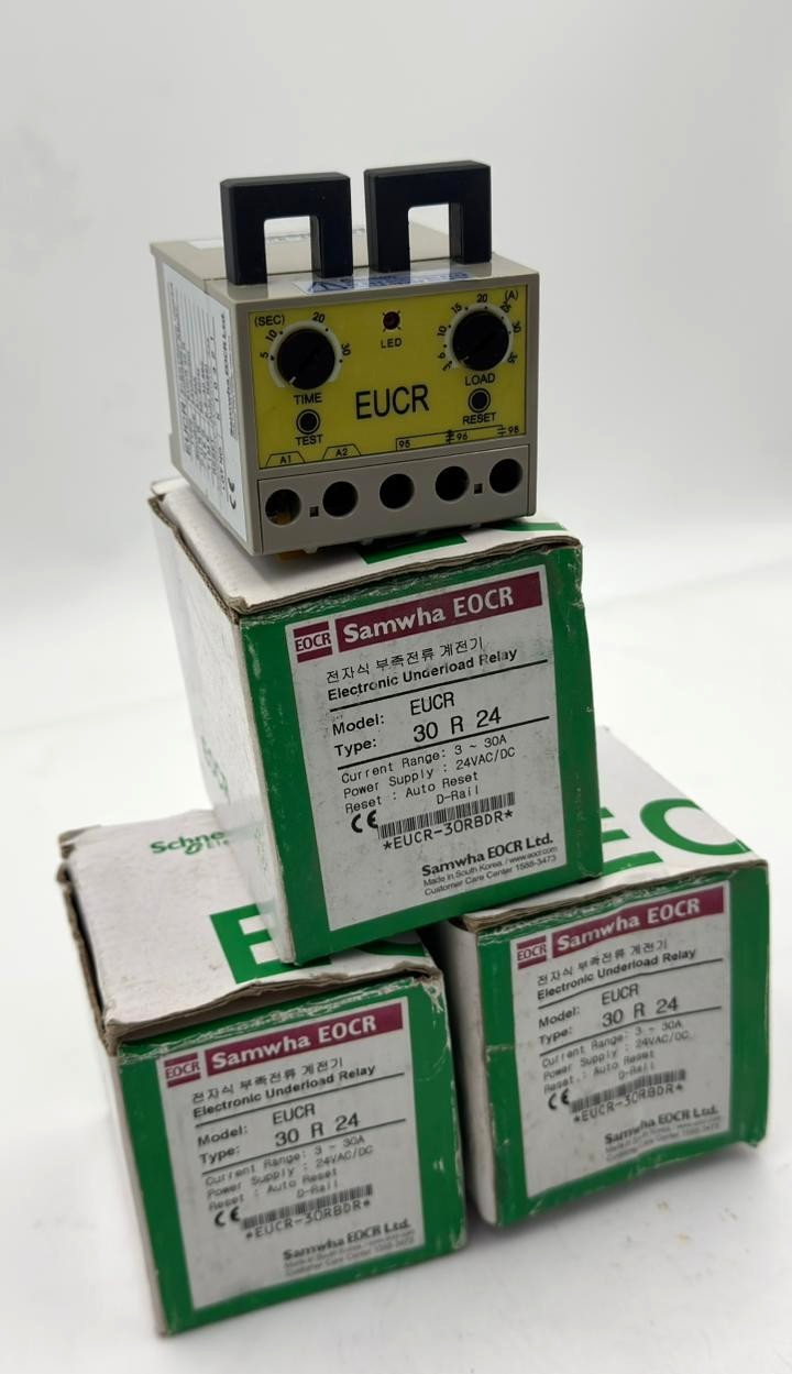 Samwha EUCR30R Electronic Under Current Relay | 3–30A | 24VAC/DC (1 pcs)7