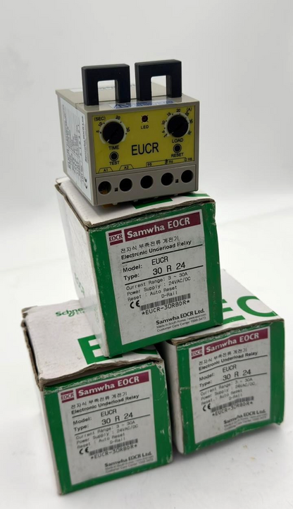 Samwha EUCR30R Electronic Under Current Relay | 3–30A | 24VAC/DC (1 pcs)7