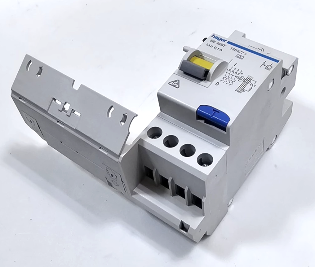 Hager BE425T Circuit Breaker – 100mA, 230/400V | 4Phase | Made in France1