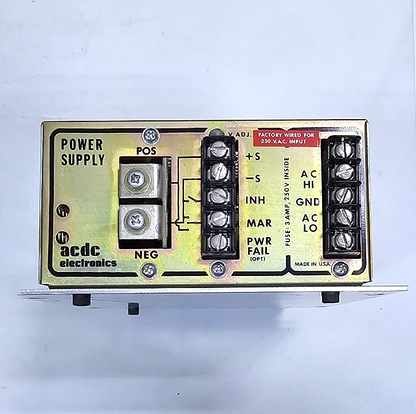 ACDC Electronics RS24N4.5185 Power Supply – 230V AC Input, 24V DC @ 4.5A | USA4