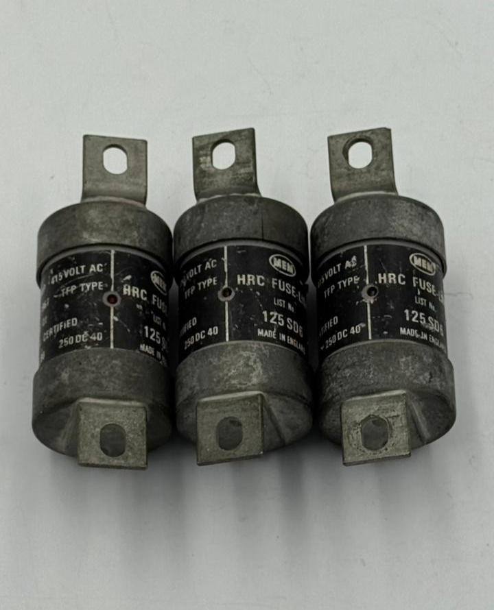 MEM | 125 SD6 | HRC Fuse Link | 125 A | Made in UK ( 1 Pcs  )8
