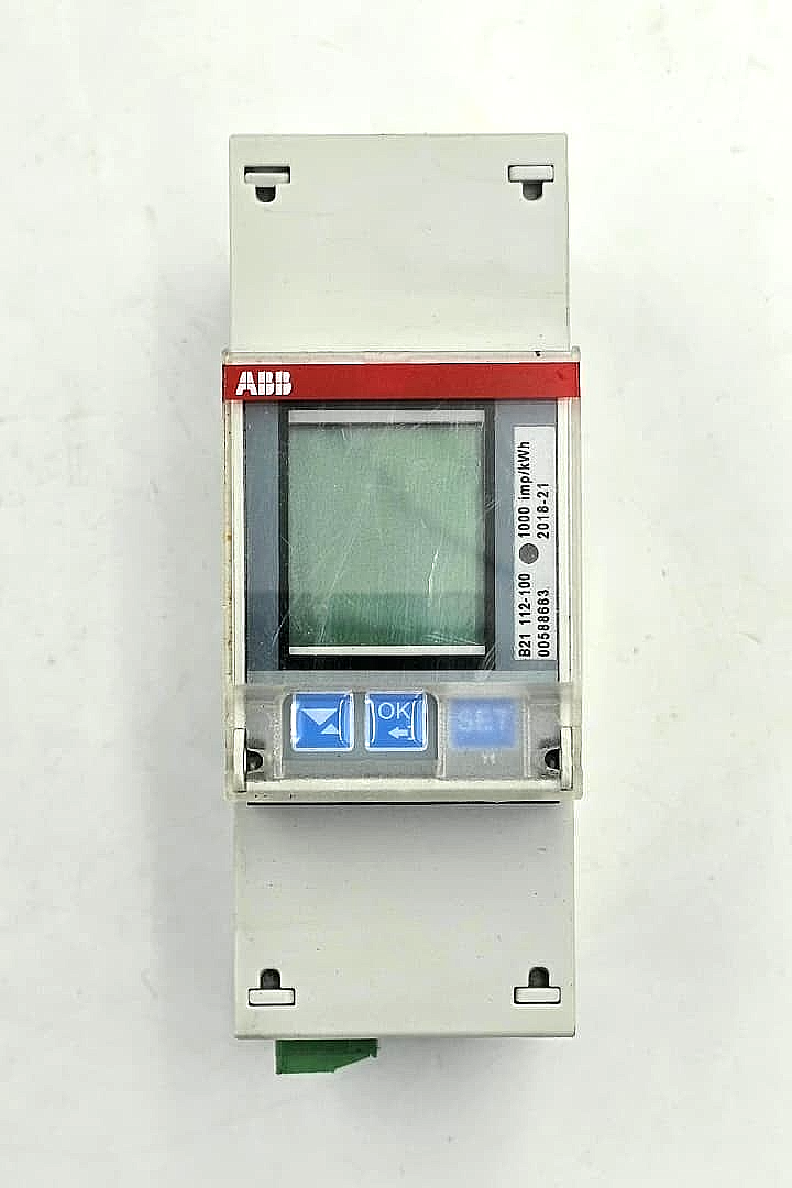 ABB B21 112100 SinglePhase Energy Meter | Made in Italy ( 1 pcs )0