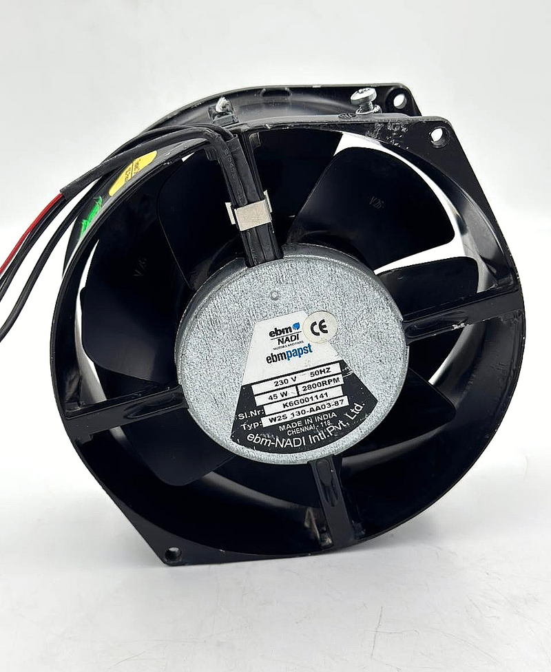 ebm NADI W2S130AA0387 Axial Fan | 230V 50Hz 45W | 2800 RPM | Made in India0