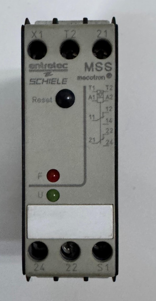 Mecotron MSS 2.430.811.93 Thermistor Motor Protection Relay24V AC, 50/60Hz,1