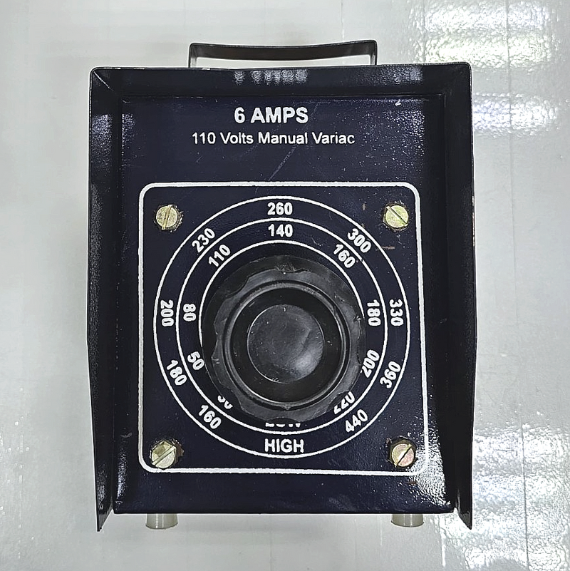 Variable Manual Transformer | 110V | 6A  | Adjustable Voltage Regulator0
