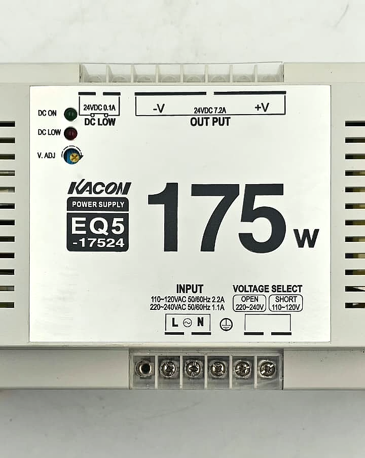 KACON EQS17S24 Power Supply | 175W 24VDC 7.2A1
