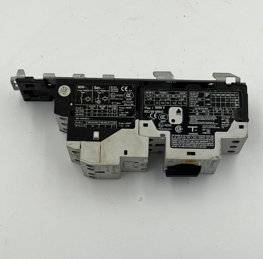 Eaton Moeller PKZM01Circuit Breaker with SE0011PKZ0 Auxiliary Contact Block5