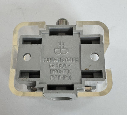 KONTAKTSYSTEM PU1 1P00 / 1P10 Contact Units – 6A 380V~ Rated3