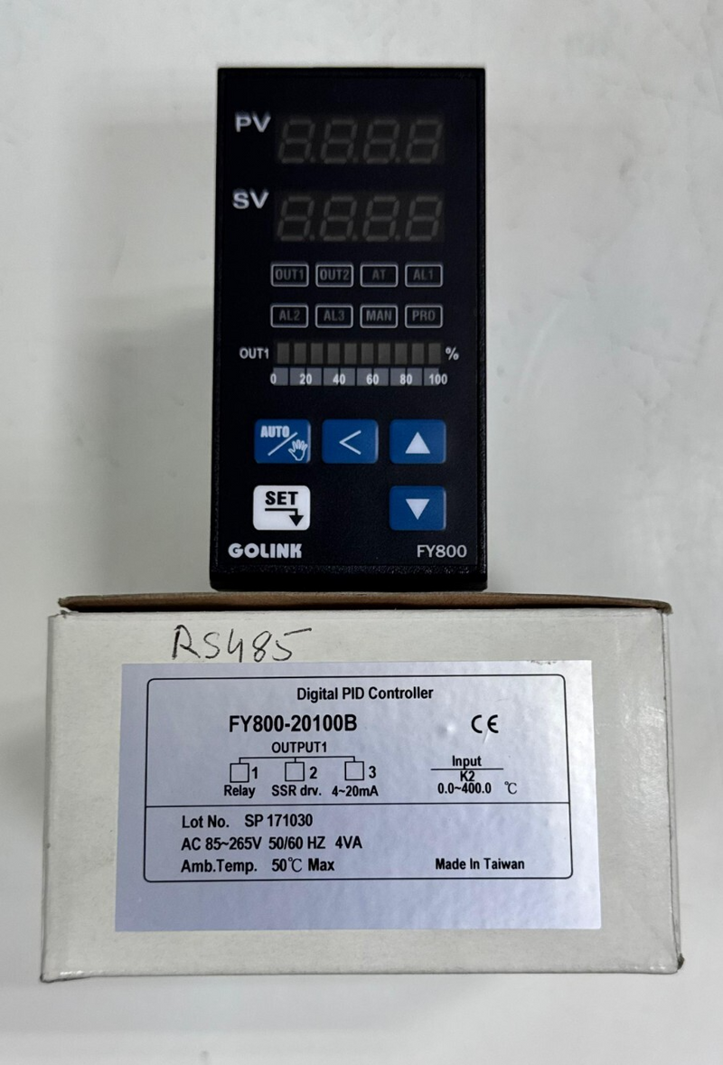 Golink FY80020100B Digital PID Temperature Controller | K2 Input 0.0–400.0°C0
