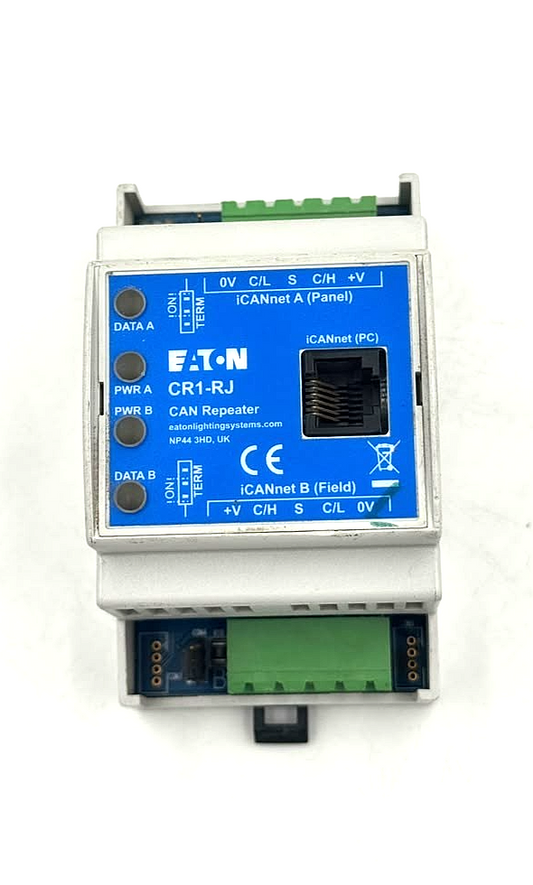 Eaton CR1 RJ CAN Repeater iCANnet Lighting Control Network Module | Made in UK0