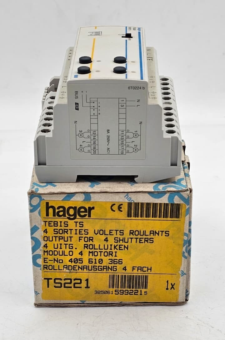 Hager TS221 Blind Control Module | Made in France1