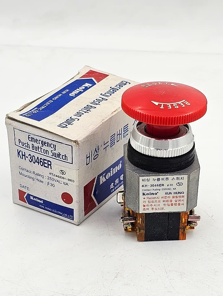 Koino KH3046ER Red Head PushTwist Emergency Stop Button0