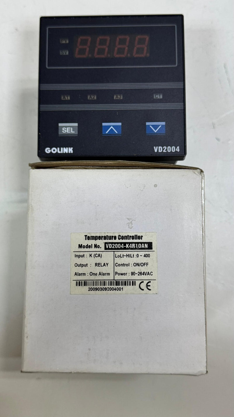 Golink VD2004K4R10AN Temperature Controller | K (CA) Input 0–400°C0