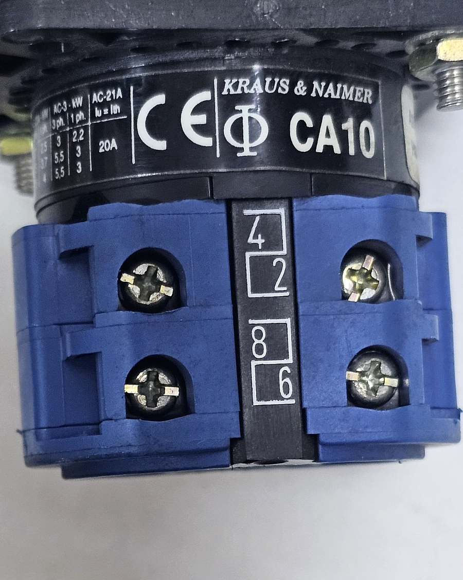 Kraus & Naimer | CA10 |Cam Switch with Attached Solenoid Voltage Unit | 20 A5