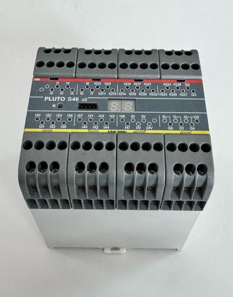 ABB Pluto S46 v2 Programmable Safety Controller | SIL 3, TÜV Certified | 24VDC0
