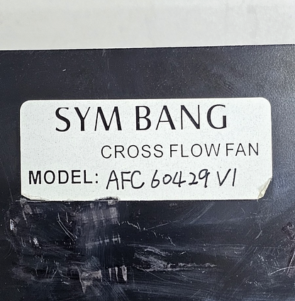 SYM BANG | AFC 60429 VI | Cross Flow Fan | Compact Industrial Cooling Fan3
