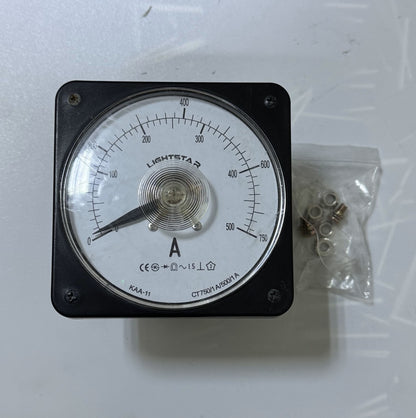 Light Star AC Ammeter KAA11 | 0–750A Range | Analog Panel Meter1