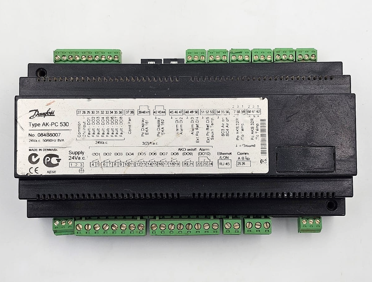 Danfoss AK PC 530 Capacity Controller 084B8007 | 24V AC | Made in Denmark0