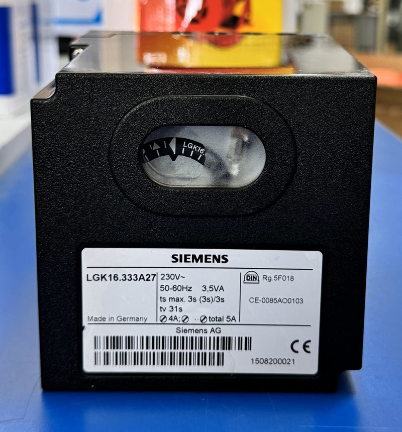 Siemens LGK16.333A27  Burner Control Unit 230V 5060Hz Made in Germany0