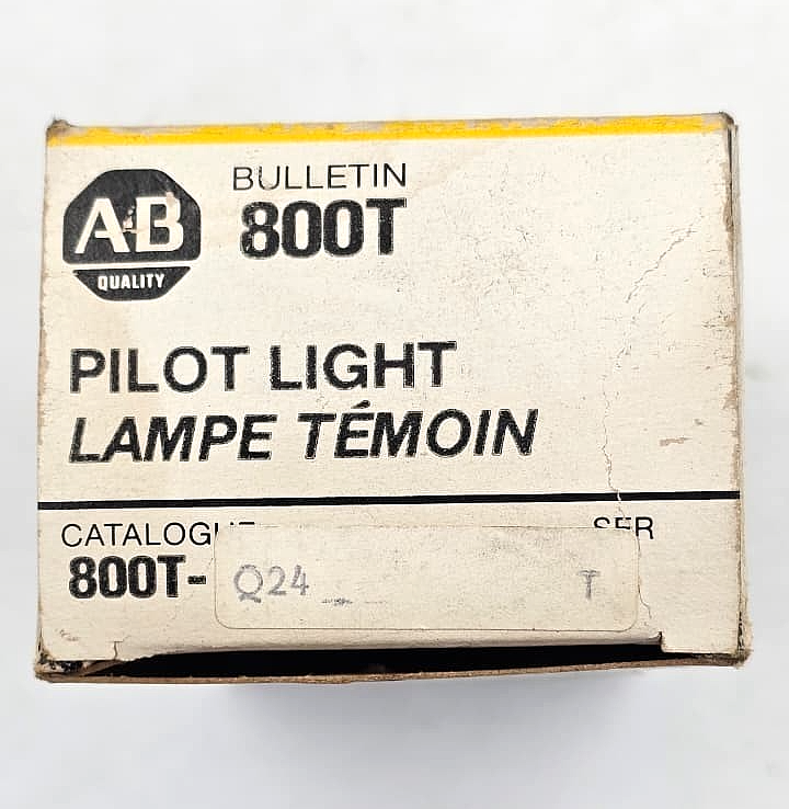 AllenBradley 800TQ24 White Illuminated Pilot Light | 24 V7
