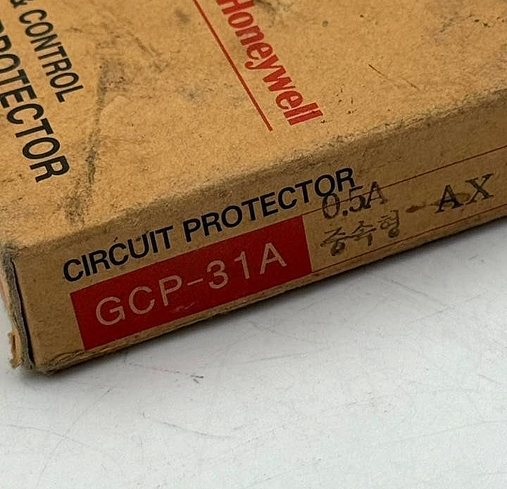 Honeywell GCP31A SinglePole Circuit Protector, 0.5A, 220V AC( 1 Pcs )10