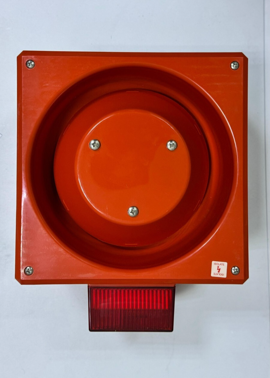 Yodalight YL80/L50 Fire Alarm Sounder – 115V AC, Red, EN543 Type BMade in UK1