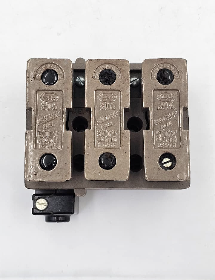 MEM Kantark Exel | B549/2 | 20A | Fuse Carrier Set | 500V | UK  Made0