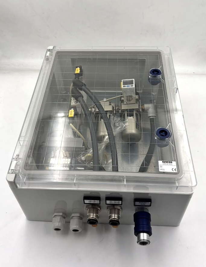 SMC Pneumatic Air Control Panel Filter Regulator Solenoid Valves Pressure Switch4