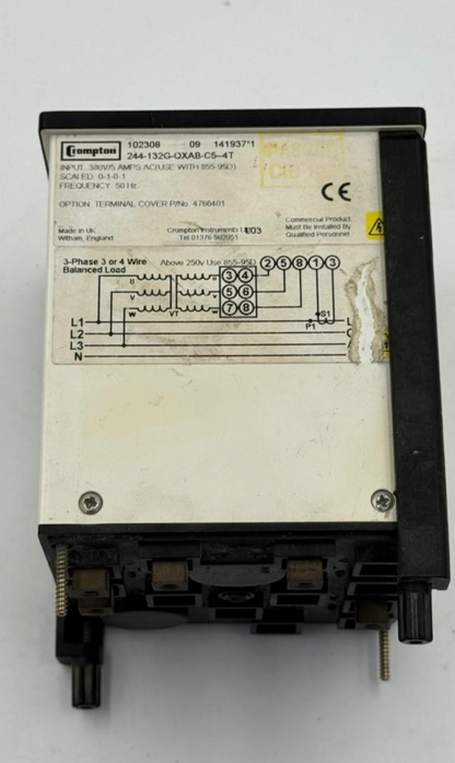 Crompton | 244132GOXABC54T | Analog Power Factor Meter2