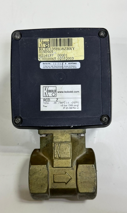 KOBOLD RCD1135HG8ZBRY Flow Sensor Water 30270 Operating Range | IP65 | 40 Bar4