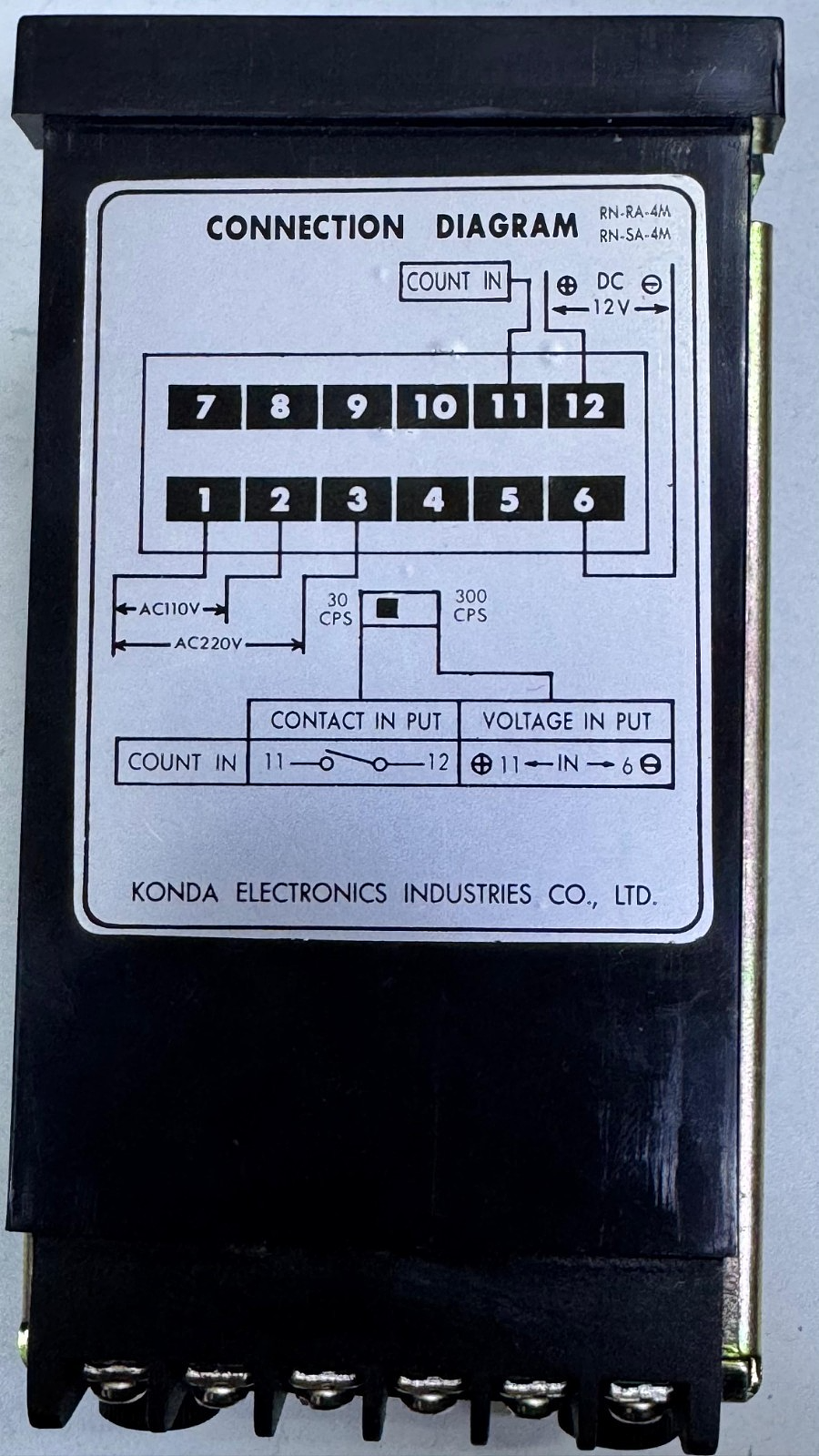 Konda | RNRA4M | Tachometer | AC 110V  AC 220V5