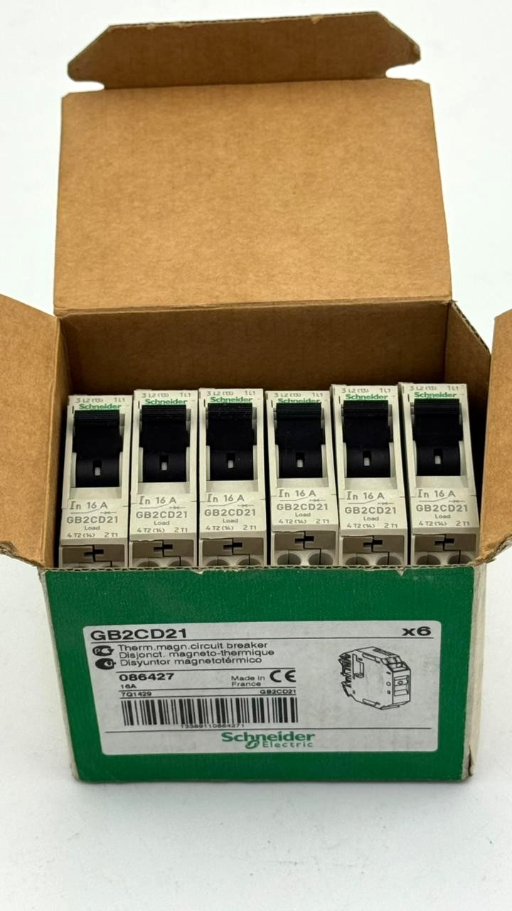 Schneider Electric TeSys GB2CD21 ThermalMagnetic Circuit Breaker| 16 A ( 1 PCS)1