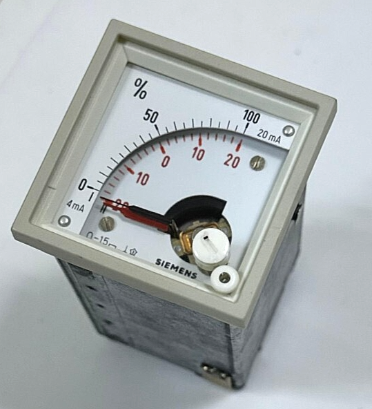 Siemens MO1672U5180Z Analog Panel Meter – 4 to 20 mA | 0–100%1