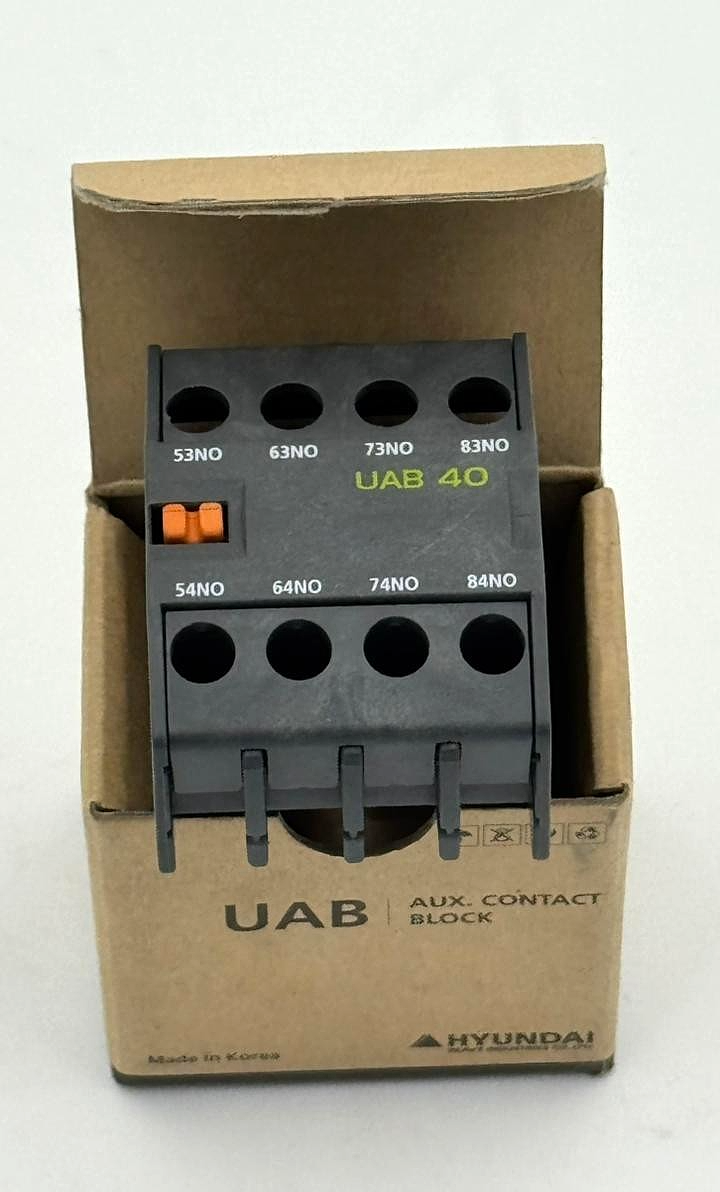 Hyundai | UAB 40 NS | Auxiliary Contact Block | Made in Korea6