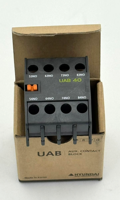 Hyundai | UAB 40 NS | Auxiliary Contact Block | Made in Korea6