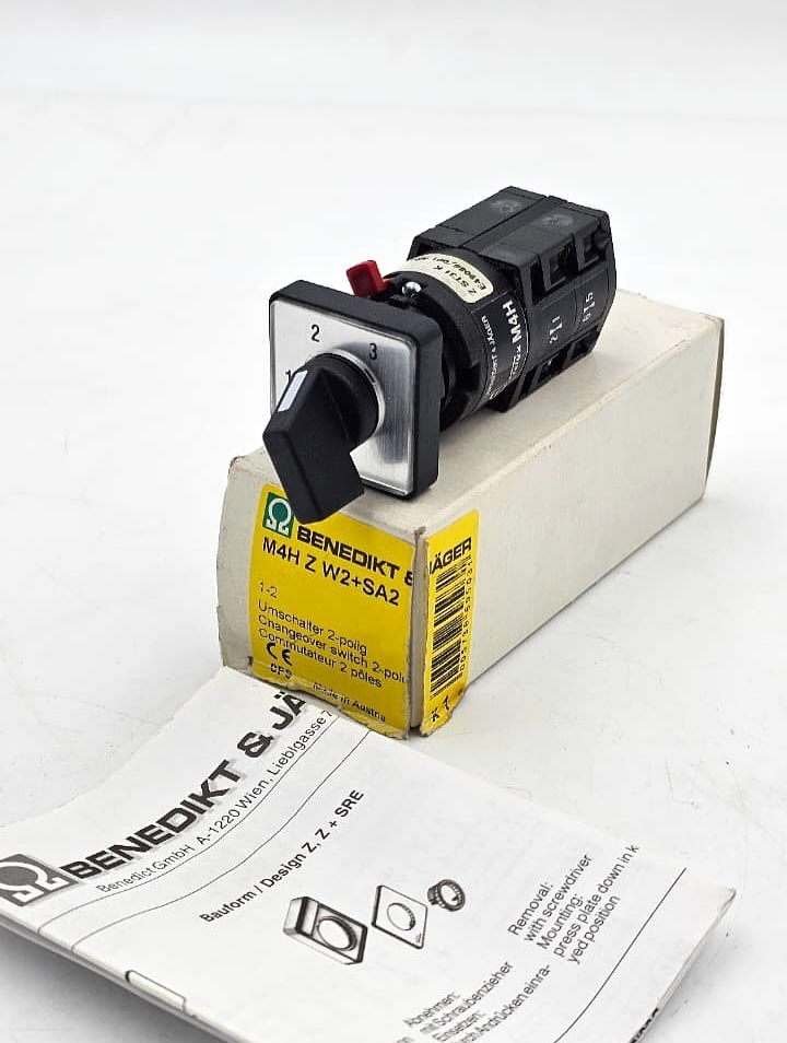 Benedikt & Jäger Telux M4H | Rotary Cam Switch | E49086/001 ASO | Austria Made0