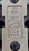 MEM Kantark Exel | B549/2 | 20A | Fuse Carrier Set | 500V | UK  Made1