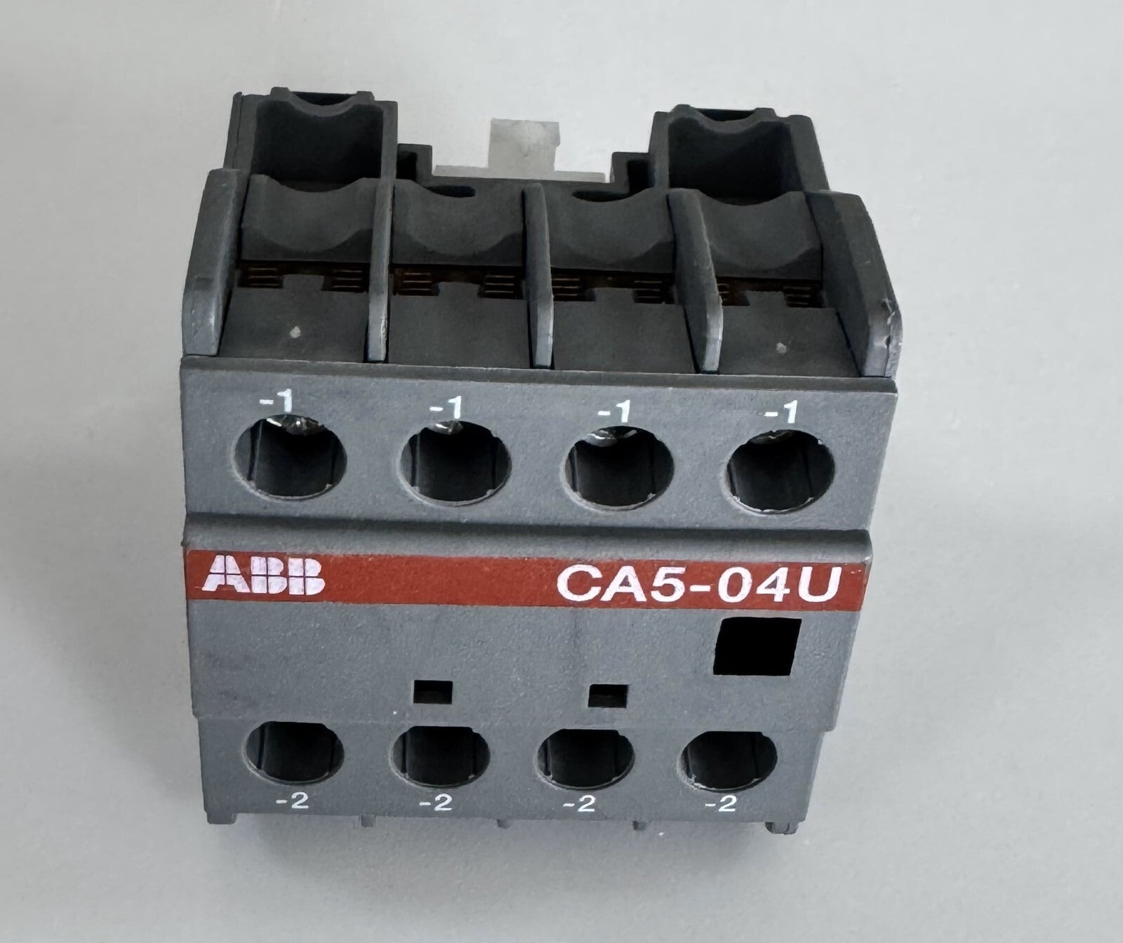 ABB CA504U Auxiliary Contact Block – 4NO, 1SBN010040R1304 – CE Marked1
