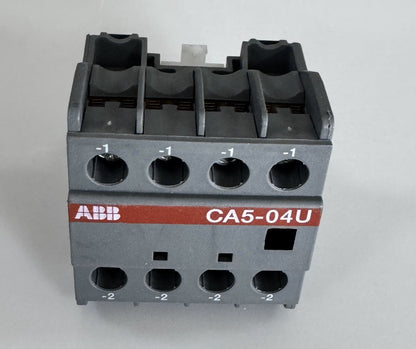 ABB CA504U Auxiliary Contact Block – 4NO, 1SBN010040R1304 – CE Marked1