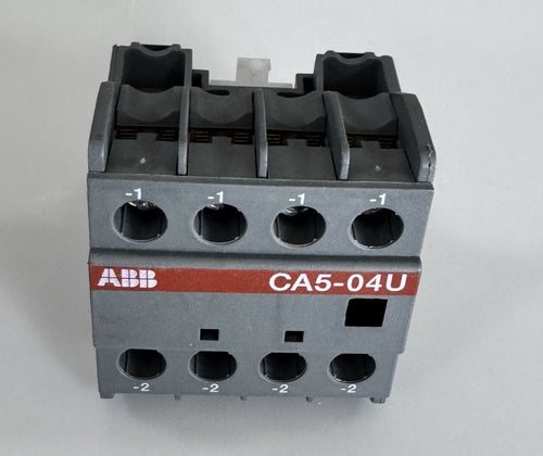 ABB CA504U Auxiliary Contact Block – 4NO, 1SBN010040R1304 – CE Marked1