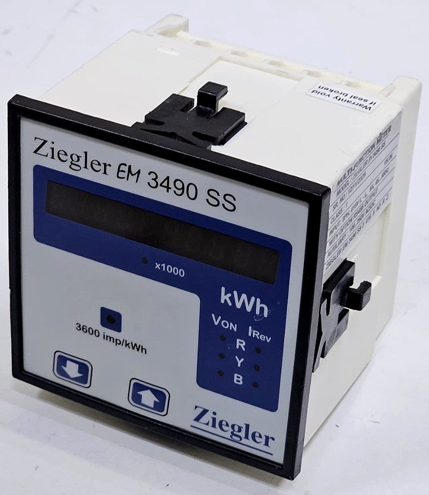 Ziegler | Ziegler EM 3490 SS | Multifunction Power Meter | 5A 415V0