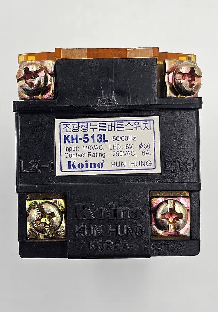 Koino KH513L Illuminated Push Button Switch | 110VAC LED4